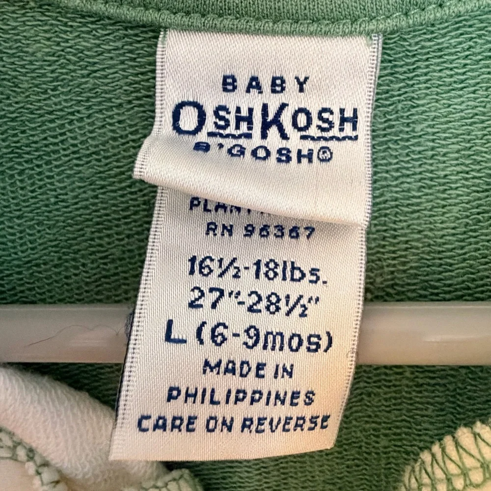 Vintage 90’s Baby Osh Kosh B’Gosh Boys Onesie - Size 6-9 months